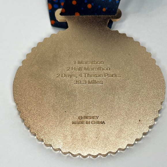 2017 Run Disney Walt Disney World Goofy Race and a Half Challenge Medal - Picture 3 of 7